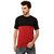Ample Multicolour Kintted Cotton Round Neck Casual Men T-shirts pack of 2