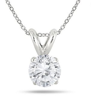 CEYLONMINE  american diamond stone pendant natural & lab certified stone diamond pendant for women & girls