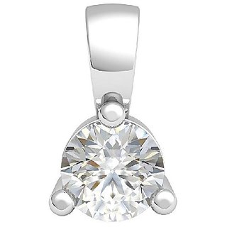 CEYLONMINE Certifed stylish Diamond pendant for girls  women GLI certified amercain diamond stone