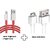 Larecastle USB Type C Cable 4 A 1 m VOOC DASH WARP DART Flash Charging Type-C Cable and Micro USB Cable