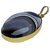 CEYLONMINE -Certified single agate stone panchdhatu(gold plated)  metal pendant 9.25 ratti  Hakik Sulemani stone locket/pendant for women & girls
