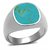 Ceylonmine- Natural Firoza (Turquoise) Stone Silver Ring Lab Certified Turquoise 7.25 Carat Gemstone Ring For Unisex
