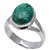 Ceylonmine- 92.5 Sterling Silver Turquoise Firoza Ring Unheated & Original Gemstone 8.25 Carat Finger Pure Silver Ring For Unisex