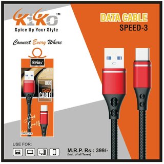 Kiko Fast Charging And Data Transfesr Cable