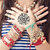 Voorkoms Round Body Temporary Tattoo (11 6 cm)