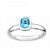 Ceylonmine- Astrological & Semi-Precious Stoneblue Topaz 7.25 Ratti Stone Ring Original Stone Silver Ruby Ring For Unisex