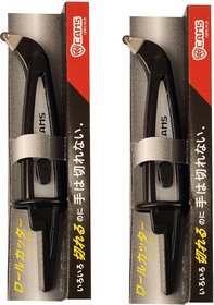 Cams Smart Roller Cutter With Sharpener, Made In Japan, Pack Of 2 Combo.
