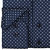 Men Moments Dotted Navy Blue Cotton Casual Shirt For Men