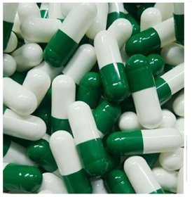 Empty Capsules 0 Green/White 1000