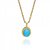 Ceylonmine -Certified Single Turquoise Stone Panchdhatu(Gold Plated) Metal Pendant 7.25 Ratti Firoza Turquoise Stone Locket/Pendant For Women & Girls