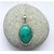 Ceylonmine -Certified Single Firoza Stone Silver Metal Pendant Firoza Turquoise Stone 7.25 Ratti Locket/Pendant For Women & Girls
