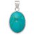 Ceylonmine -Natural Firoza Firoza Pendant For Girls & Women Stylish Firoza Silver Pendant 7.25 Ratti