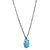 Ceylonmine -Firoza Pendant Natural & Original Stone White Gold Plated Pendant For Women & Girls 7.25 Ratti