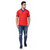 Ketex Men's Red Polo Collar Pack Of 1 T-Shirts