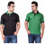 Ketex Men's Multicolor Polo Collar Pack Of 2 T-Shirts