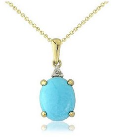 Ceylonmine- Turquoise Gold Plated Pendant 9.25 Ratti Original  Good Qualilty Firoza Turquoise Gold Plated Pendant / Locket For Girl  Women