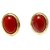 Ceylonmine - Red Coral Earring Natural Munga/Proble Stud Earrings For Women