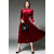 Vivient Women Maroon Buttoned Velvet Dress