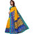 Phoenix Retail's Yellow Colored Bhagalpuri Silk Saree With Blouse