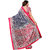Phoenix Retail's Dark Blue Colored Kalamkari Maysore Silk Saree With Blouse Piece