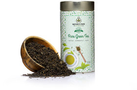 Nature's Park Pure Green Tea - Loose Leaves Nurtured by Mother Nature, Perfect  Balanced Refreshing Tea for Weight Loss  Boosts Metabolism , USDA Certified, Can (125 g)