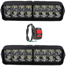 Fog Light 16 Led 2 Pcs with 1 On/Off Switch