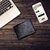 Laurels Premium Finish Black Oil Pull Up Men's Leather Wallet