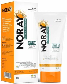 Noray Aquagel Broad Spectrum Sunscreen, Spf-50, Pa+++ With Anti Tan Effect - 50G.