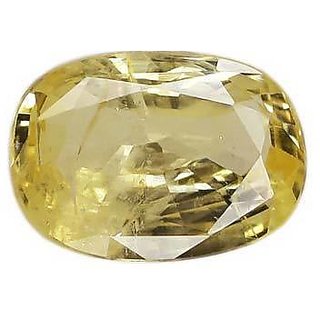 pushkar stone 100% original & unheated gemstone yellow sapphire stone precious stone 7.25 ratti by Ceylonmine