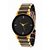 FARP Analog black golden colour black dial mens watch