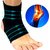 Liboni Black Ankle Support For Joint Pain Relief Women And Men For Ligament Injuries Ankle Support. (2 Piece)
