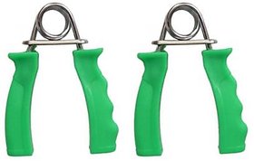 Liboni Plastic Handle Green Hand Grip And Fitness Grip