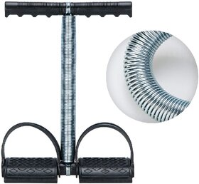 Liboni Black Tummy Trimmer Single Spring Full Body Fitness Equipment Ab Exerciser