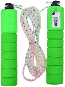 Liboni D-34 Freestyle Green Digital Jumping Skipping Rope