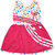 Dakshan Collections Self Design Cotton Frocks Girls