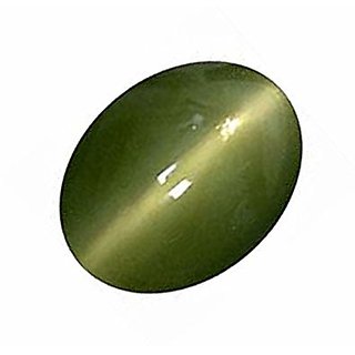 Cats Eye Stone Unheated Gemstone 6.25 Ratti Lehsunia Gemstone For