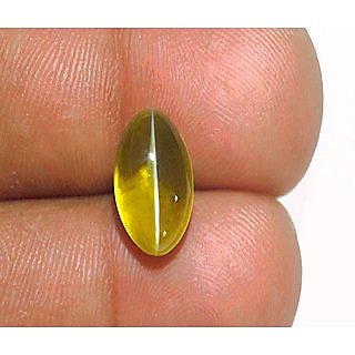 Natural Cats Eye Stone 5.25 Ratti Original  Lab Certified Gemstone Lehsunia For Unisex By Ceylonmine