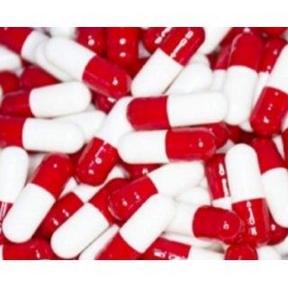 Empty Gelatin Capsules 00 Red / White 1000