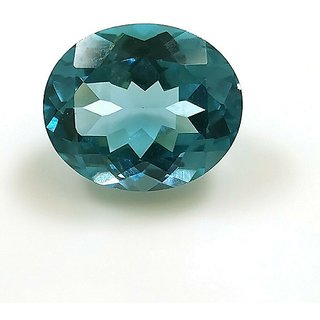 CEYLONMINE Blue Topaz stone 6.25 ratti unheated  untreated natural gemstone for unisex