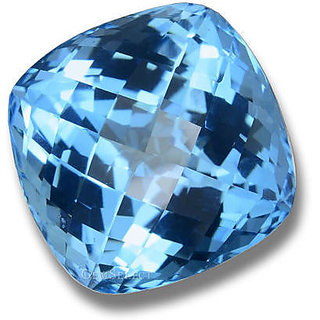 8.25 ratti Blue Topaz gemstone natural  lab certified topaz stone for astrological purpose
