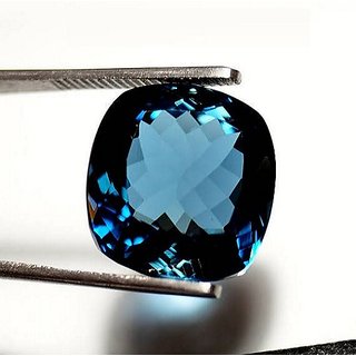 Blue Topaz Stone Unheated Untreated Topaz Gemstone 8.25 Ratti For Unisex B