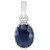 CEYLONMINE Neelam Stone 8.25 Ct. Gemstone Designer Pendant for women  girls lab certified stone blue sapphire stone pendant
