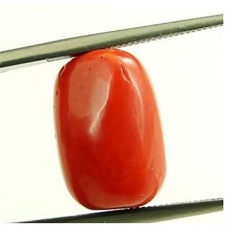 11.25 ratti Red coral munga gemstone natural & lab certified moonga stone for astrological purpose