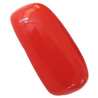 natural Red coral stone 8.25 ratti original  lab certified munga gemstone Red coral for unisex by Ceylonmine