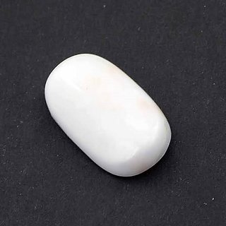 White coral stone unheated  untreated moonga /munga gemstone 11.25 ratti for unisex by Ceylonmine