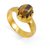 CEYLONMINE-  Precious 7.77 carat  Original Certified Tiger Stone Tiger's Eye Adjustable gold plated Ring Lab Certified  effective stone ring for unisex
