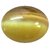 Parushi Gems 4.25 Ratti Natural Cat's Eye Oval Cut Faceted Gemstone Cat's Eye Original Certified Gemstone for Unisex