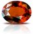 Parushi Gems 2.5 Ratti Natural Gomed Oval Cut Faceted Gemstone Hessonite Garnet Original Certified January Birthstone For Unisex