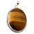 Ceylonmine- Precious 5.00 Carat Original Certified Tiger Stone Tiger's Eye Adjustable Pure 9.25 Silver Pendant Lab Certified  Effective Stone Pendant For Unisex