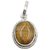 Ceylonmine- Tiger's Eye 5.5 Ratti Stone Gemstone 92.5 Silver Adjustable Pendant (Locket) Good Quality Stone Pendant For Unisex